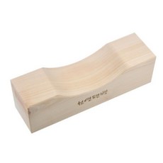 어르신 여름선물 움푹파인 편백 목침 휴대용 할머니선물 찜질방