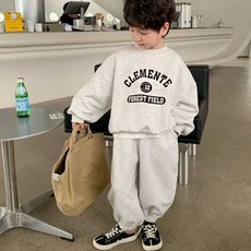 꼬꼬몽 츄리닝 유아동 상하복 세트 맨투맨 조거바지 상하의