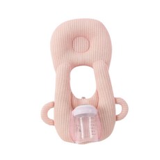多功能嬰兒哺乳枕 防溢奶餵奶枕 寶寶授乳枕 托嬰枕, 粉色【二合一款】, 有機棉
