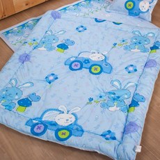 토토랜드 낮잠이불 유아이불 어린이집이불 신생아이불, 토끼블루