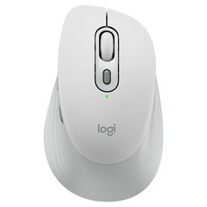 로지텍 M850L 쿠션 무선 버티컬 마우스, 화이트