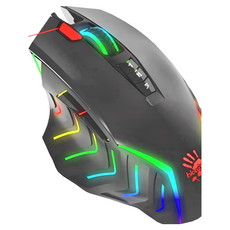 A4 Bloody J95 九五智尊 光學電競鼠-贈$350激活卡 編程 掛機, 黑色