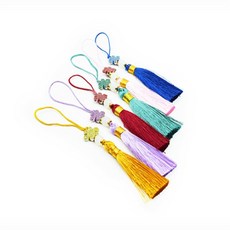 zazacnamu 노리개장식 태슬 선물포장용노리개, 녹색