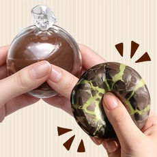 토이랄라 토이랄라(1+1) 왁뿌볼 브라운 ASMR 왁스 말랑이 스퀴시, 랜덤