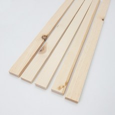 아이베란다 소나무 7x19x800mm 5개 목재쫄대 나무 각목 원목, 1세트