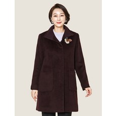 [국내매장 정품] [마담엘레강스] 지젤 니트카라 알파카 코트 K234CT04 650681