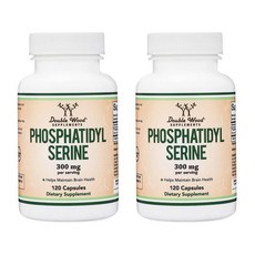 더블우드 포스파티딜 세린 150mg 120정, 2개