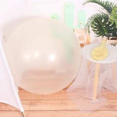 대형 방폭 라텍스 풍선 볼 완구, 1개, 정원형 36인치 투명 5개