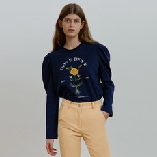 [듀이하트듀이] 로즈 탑_네이비