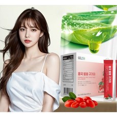 뷰티여제 프리미엄 발효 블루베리맛 구기자 스틱형, 60개, 2g