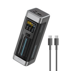 CUKTECH 酷態科 25000mAh行動電源 PD3.1 140W雙向快充 TFT螢幕, 黑色, BSMI / CCC 雙認證 P23 20號