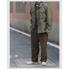 Aggressor M-51 1950's M-51 冷戰英美野戰夾克復刻 9.5oz 橄欖綠卡其布, 1個, M