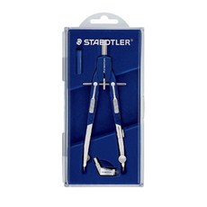 （快速出貨）STAEDTLER 施德樓精準3品速動中車圓規組 MS552 01 可加購自動鉛筆頭 贈精美小禮歡迎詢問, 1個, 圓規+自動鉛筆頭