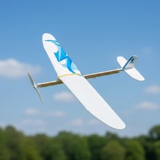 스탠다드 고무동력기 만들기 (S-1) 대형 프로펠러 비행기 글라이더 조립키트 과학교구