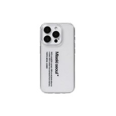 (국내배송정품) MISEKI SEOUL Misekiseoul graphic case 01 CLEAR BLACK MSK251AC05CL 139104