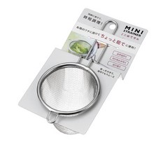 일본E.C/스텐레스 미니 데치기 체망/걸치기/다시 채망/스트레이너, 0236-291 미니 데치기망, 1개