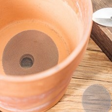 우엔 화분 거름망 원형50P 5CM 매트 망사 깔망 물빠짐 걸음망 식물 분갈이, 화분거름망50장-5cm