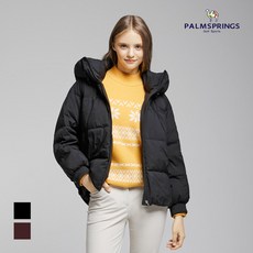 [팜스프링스] 여성 후드넥 디자인 다운점퍼_SWDL254655