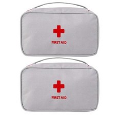 미니가방 소품파우치 보관함 휴대용 L 그레이 2개입 jja*450Xr