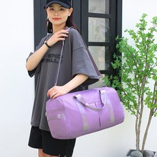 SAM 運動旅行袋 健身袋 臺灣現貨, 薰衣草紫, 1個