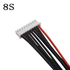 밸런스 연장 케이블 안전 충전 커넥터 변환 소품 밸런서, 10cm, 1개, 8S