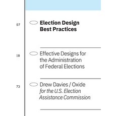 (영문도서)Election Design Best Practices: Effective Designs for the Administration of Fede... Hardcover, Oxide Editions, English, 9798996257508