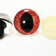 하드 와셔가 있는 3D 코믹 장난감 눈 블랙 레드 화이트 눈동자 이상한 14 16 18 20 25 30mm 35mm, 02 14mm, 01 red pupil