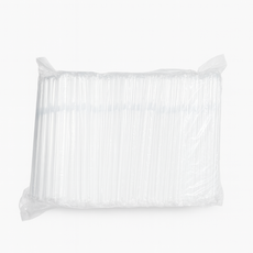 제이디팩 자바라 빨대 7*210mm 투명 개별포장 500개 3500개 10000개, 1세트, 500개입