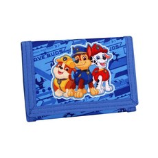 Paw Patrol 남아용 지갑 - 3단 카드 홀더 아동용 지갑 지퍼 파우치 포함 체이스 마샬 및 러블 포함 - 재미있는 유아 액세서리 및 선물