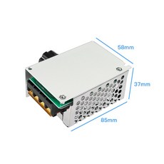 공급 전원 5000W 거버너 220V 온도 SCR 고전력 장치 컨트롤러 2000W 조절기 전자 전압 속도 AC 조정기 조광기 4000W, 1개