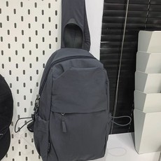 多功能兩用胸包男女戶外出行旅遊輕便小型雙肩包防水登山包斜挎包, 灰色-胸包【小號】