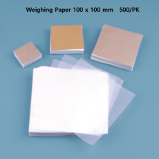 유산지 Weighing Paper 100x100mm 500PK 화학 천평용 평량 실험용품