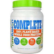 rawfusion 香草植物蛋白粉, 1個, 967.4克