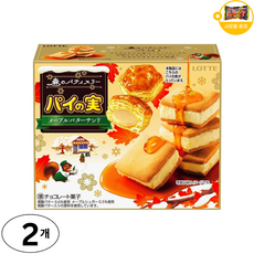 롯데 파이노미 파이의 열매 일본 초콜릿 과자 메이플 버터샌드맛 사은품 추가증정, 2개, 69g