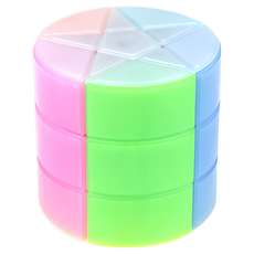 七彩星【小小店舖】永駿 魔術方塊 異形 圓柱 魔方 益智玩具 五角星 星星 商檢合格 七色 7彩星 魔方小天地, 詳見包裝