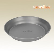 스노우라인 티타늄 백패커 플레이트 중 캠핑접시, 단일, 1개