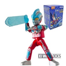 블로 빌딩 블록 맨 울트라맨 갤럭시 버전 장 긴가 빅 티가 다크 이동식 모델 접합 선물, 1개, 8. Ultraman Ginga Striu