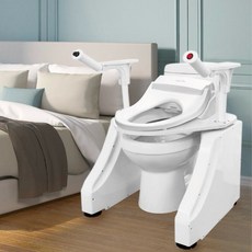 Uniscope 優思 AI電動輔助便座升降椅 免治馬桶款 304不銹鋼升降椅 可調高度 電動便盆椅, 1個