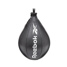 [Reebok] 스피드백 펀치볼 샌드백 가죽 펀칭볼 권투 복싱 연습, 블랙