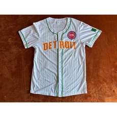 【P2】全新底特律活塞Detroit Pistons 313特殊活動棒球球衣 SZ L