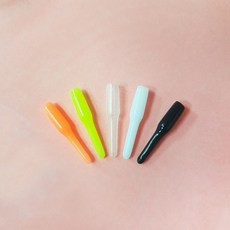 국산 애플펜슬 케미꽂이 3mm 4mm 낱개10개입 투명 흰색 검정 주황 노랑 투명 펜촉캡, 3mm검정색_10개입, 10개