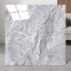 Fowod 광택 접착식 바닥 붙이는 데코타일 접착식 정사각 장판 셀프시공, 6개, LMDB 03