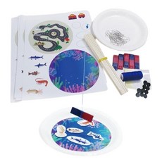 놀이과학 자석자동차 자석낚시대 5인 실험원리 실험키트 자석의힘, 1세트