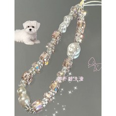 相機の店 千禧年復古Y2K CCD相機 原創手作串珠手機鏈 冰粉手機殼掛件 珍珠掛鏈掛繩 相機鏈, 1個