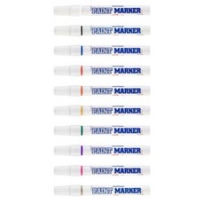 오피스 문구 문화연필 페인트마카 은색