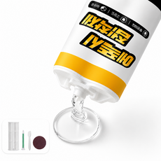 스피세프 투명 에폭시 강력 접착제 금속 유리 세라믹 목재 석재용 다용도 본드, 1개, 50g