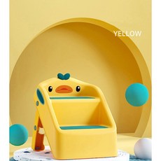 바이 베이비캠프 유아용 안전 접이식 2단 발 디딤대, 옐로우