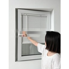 붙이는 블라인드 무타공 암막 거실 베란다용