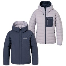 【mont-bell】女 COLORADO PK雙面羽絨外套 深灰/酒紅 No.1101680