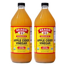 브래그 유기농 사과 식초 946ml, 2개